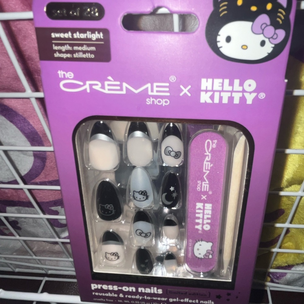 Hello Kitty Halloween Press-on Nails Set NWT NIB NEW
